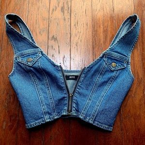 90s Jean vest